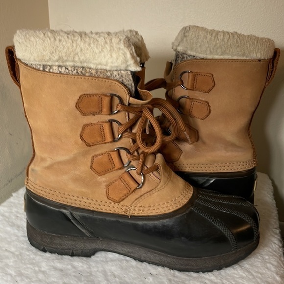 SOREL Caribou Snow Boots Size 8 - Picture 8 of 13
